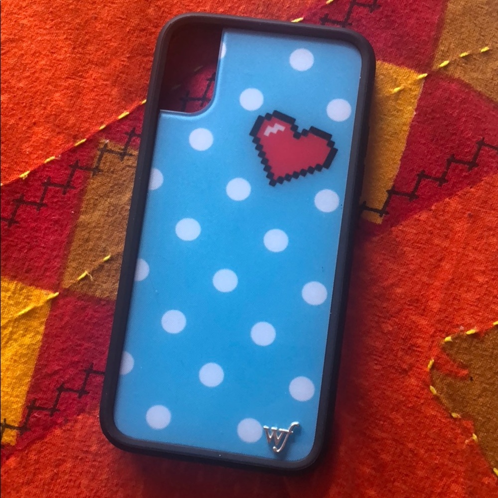 Wildflower iPhone X Digi heart Case